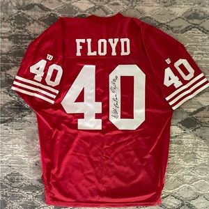 SALE! Authentic SF 49ers William Floyd autographed jersey